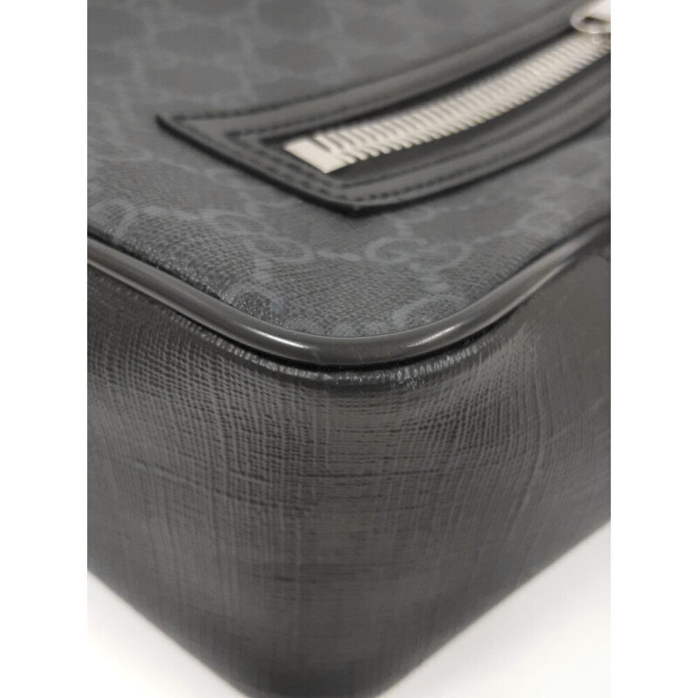 GUCCI Soft GG Supreme Sling Backpack Body Bag Black - Picture 5 of 9